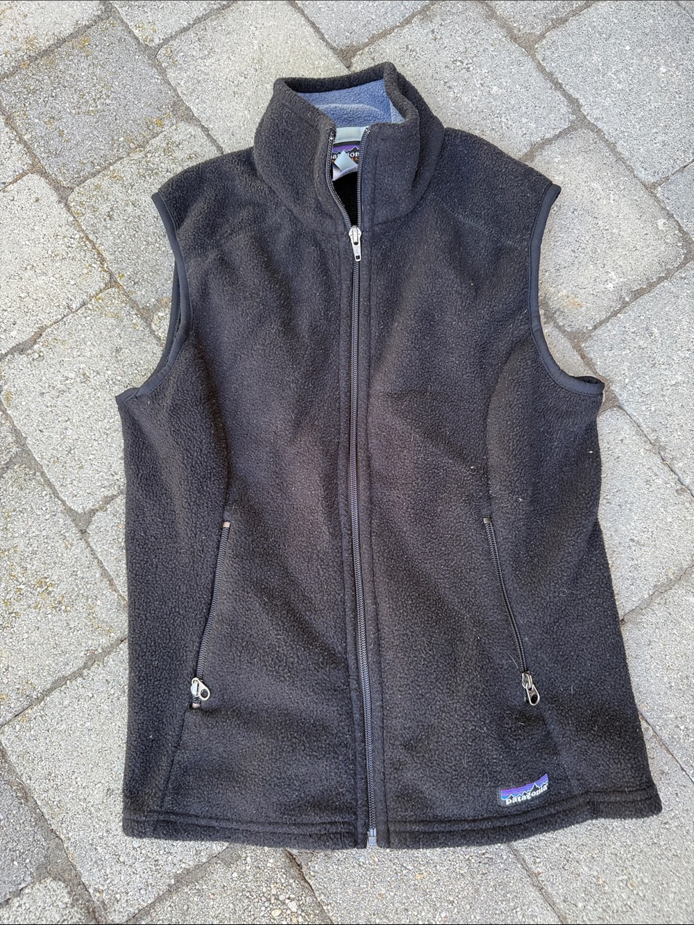 Patagonia Black Women’s Fleece Vest with Full Zip m